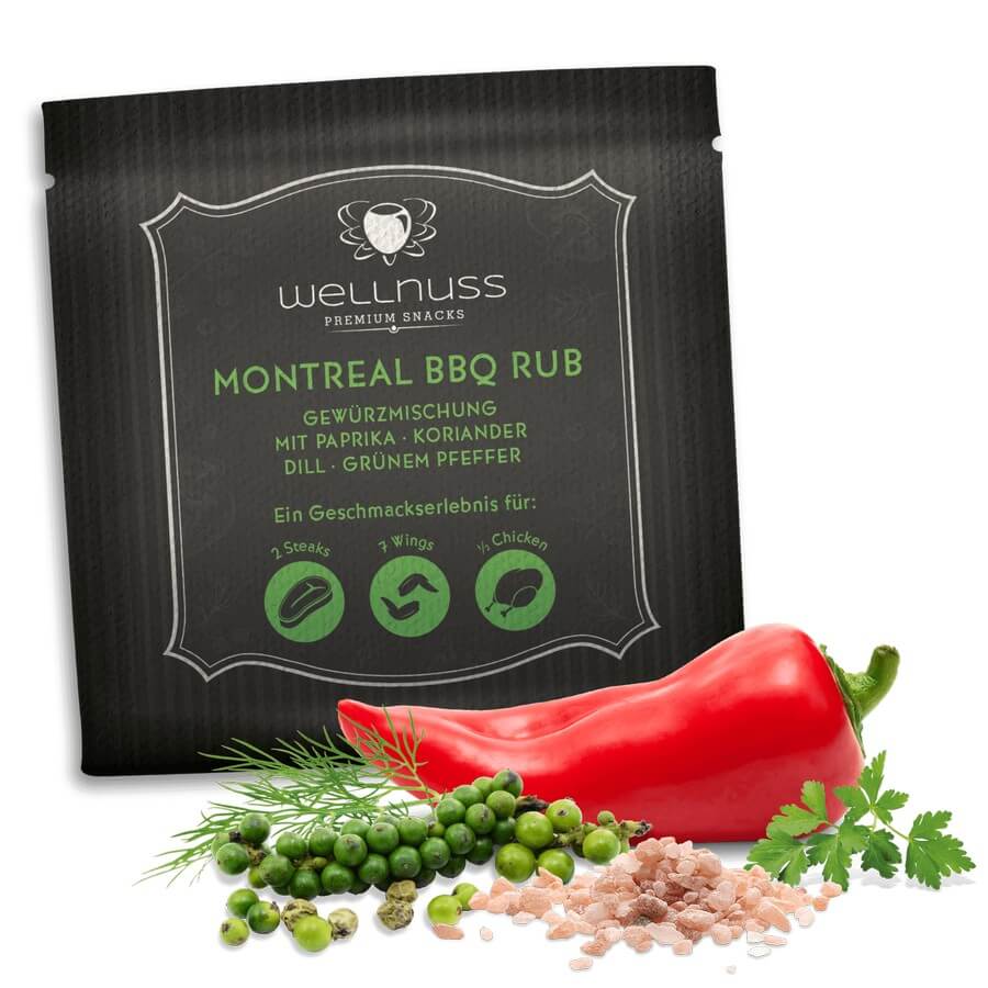 Portionsbeutel Gewürzmischung Montreal BBQ Rub