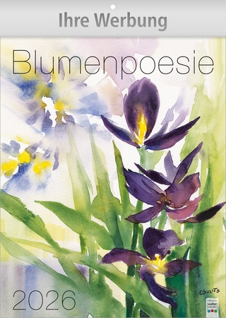 Blumen Aquarelle - Wandkalender