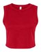 BL1013 Bella Women´s Micro Rib Muscle Crop Tank