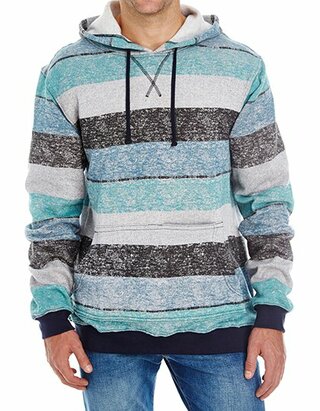 Printed Striped Marl Pullover