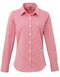 Ladies` Microcheck (Gingham) Long Sleeve Cotton Shirt